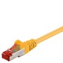 Cat6 S/FTP 0.15 m patch kábel sárga